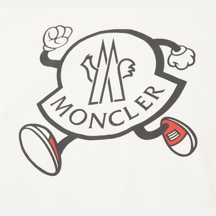 Moncler T-shirts 8C00010 M2643 OFF WHITE
